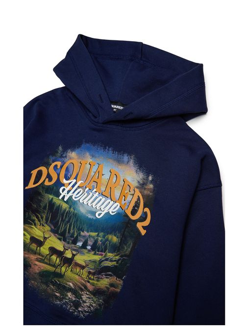 Felpa, unisex, logata. DSQUARED2 | DQ3420 D0AISDQ864